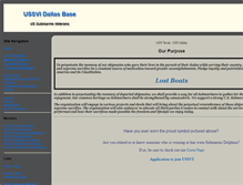 Tablet Screenshot of dallassubvets.org